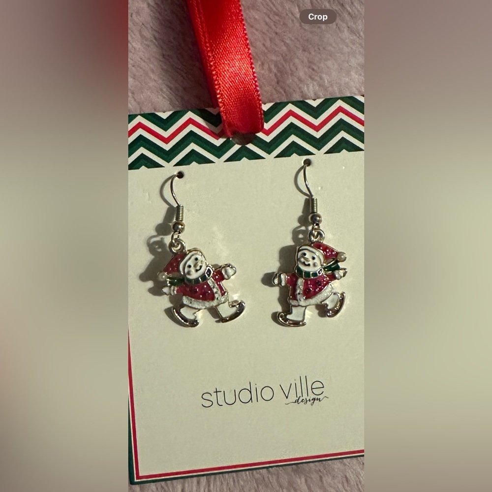 Beautiful Christmas earrings